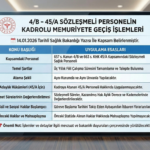 Sağlık Bakanlığı 4B ve 45A Sözleşmeli Personel Kadroya Geçiş Kılavuzu 2026