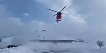 Tunceli'de Kan Donduran İddia Kadın Sağlık Personeli 5 Metreden Helikopterden Atıldı